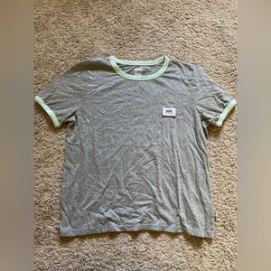 Vans women’s medium short sleeve gray cropped top